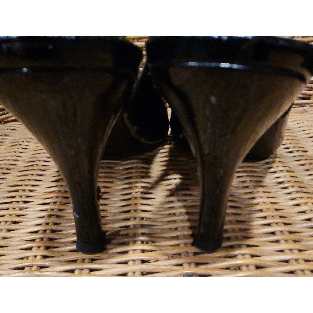 FRANCO SARTO Womens Shoes Pumps Heels Black Patent‎ Leather Formal Size 8 M